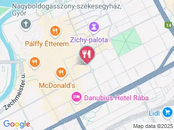 Nagymama Konyhája Győr a térképen