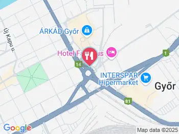 Nordsee - Árkád Győr a térképen