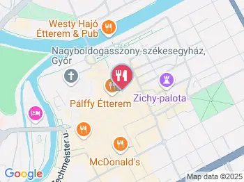 PálffYtália Étterem Győr a térképen