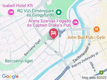 Pető Panzió Győr a térképen