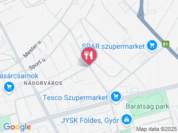 Pozsonyi Étterem & Söröző Győr a térképen