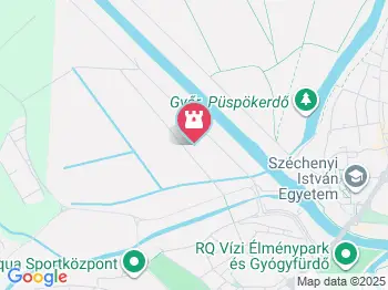 Rába Kalandpark Győr a térképen