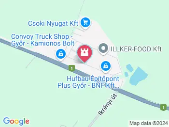 Radnóti Miklós emlékhely Győr a térképen