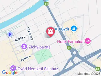 Rómer Flóris Művészeti és Történeti Múzeum - Fruhmann-ház Győr a térképen