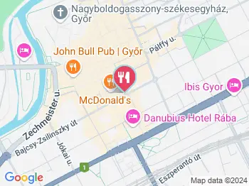 Roppsbox Győr a térképen