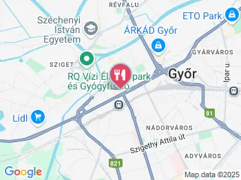 Belga Étterem és Söröző Győr a térképen