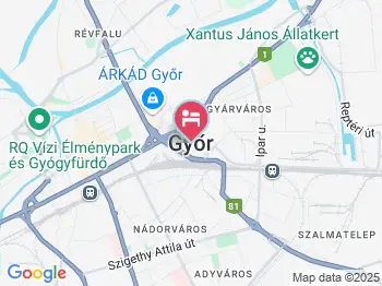 Smart Apartman Győr a térképen