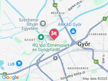Soho Panzió Győr a térképen