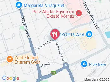 Sultan Döner & Pizza - Pláza mögött Győr a térképen