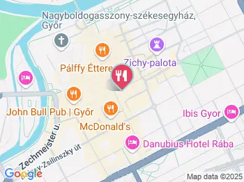 Szalai Vendéglő Győr a térképen