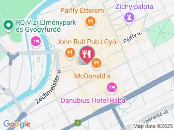 Szürkebarát Étterem Győr a térképen