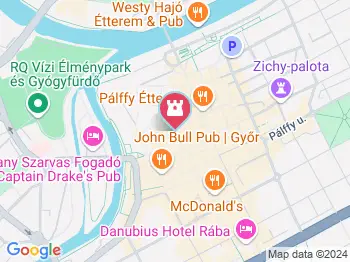 Tejfölös kofa Győr a térképen