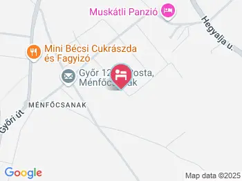 Vén Ház Győr a térképen