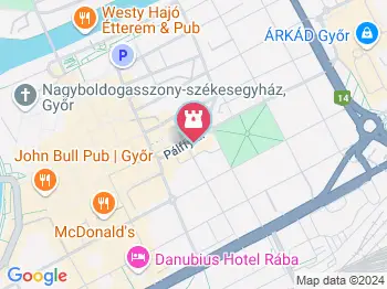 Vénusz Győr a térképen