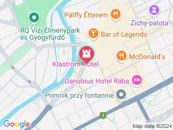 Virágpiac Győr a térképen