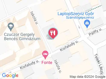 Vital Cafe & Bistro Győr a térképen