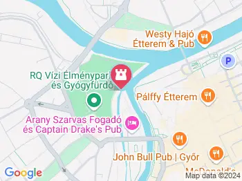 Vízicsikó Győr a térképen