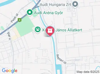 Xantus János Állatkert Győr Győr a térképen