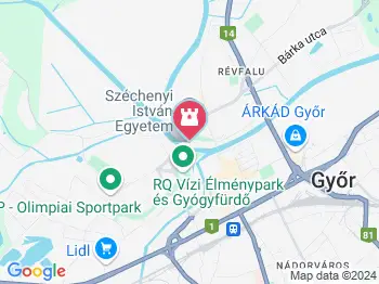 Zátony kikötő Győr Győr a térképen