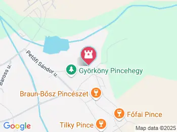 Pincemúzeum Györköny a térképen
