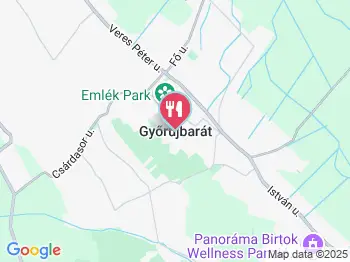 Lovasbarát Fogadó étterme Győrújbarát a térképen