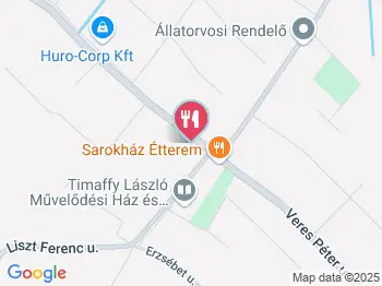 Sarokház Étterem Győrújbarát a térképen