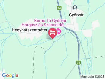 Kuruc Tó Győrvár Horgász és Szabadidő Park Győrvár a térképen