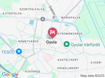 Álom Apartman Gyula a térképen