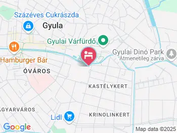 Aqua Hotel Gyula a térképen