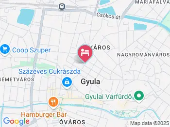 Corvin Gyula Apartmanház Gyula a térképen