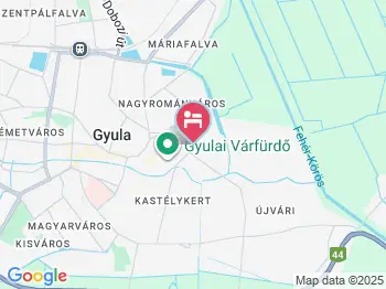 Cottage Apartman Gyula Gyula a térképen