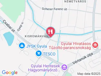 Csonka Kocsma Gyula a térképen