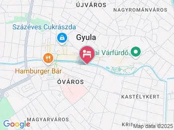 D-Hotel Gyula a térképen