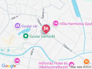 Dávid Apartman Gyula a térképen