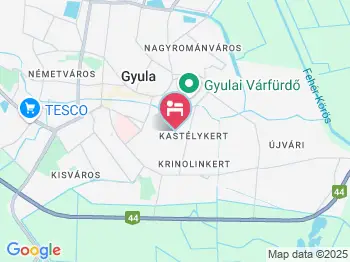 Édenkert Apartmanház Gyula a térképen