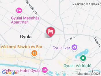 Erika Mini Apartman Gyula a térképen