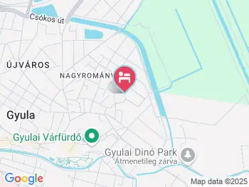 Estike Apartman Gyula a térképen