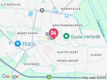 Family Apartmanház Gyula a térképen