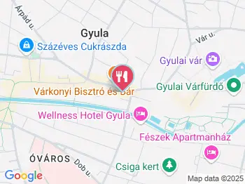 Family Kisvendéglő Gyula a térképen