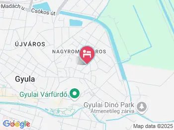 Fanni Vendégház Gyula a térképen