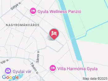 Garden Room Apartman Gyula a térképen