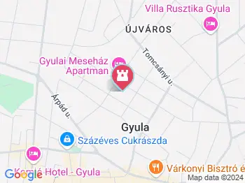 Gyula Advent Gyula a térképen