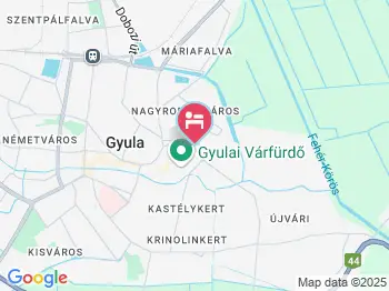 Gyula Vár Panoráma Apartman Gyula a térképen