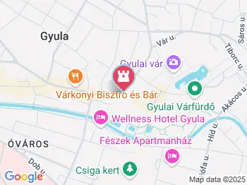 Gyulai Almásy-kastély Látogatóközpont Gyula a térképen