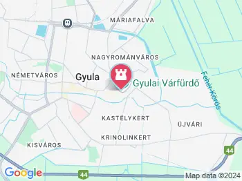 Gyulai vár-tó Gyula a térképen