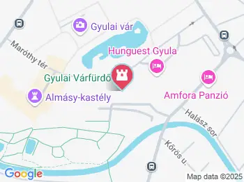 Gyulai Várfürdő Gyula a térképen