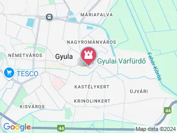 Gyulai Várszínház Gyula a térképen