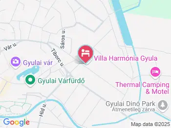 Harmónia Villa Gyula a térképen