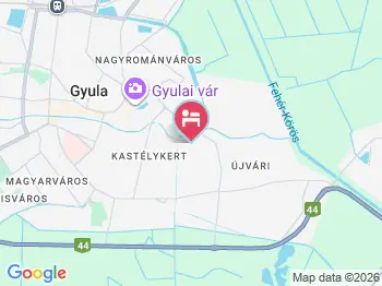 Hőforrás Üdülő- és Lakásszövetkezet Gyula a térképen