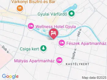 Hotel Aqua Gyula Gyula a térképen